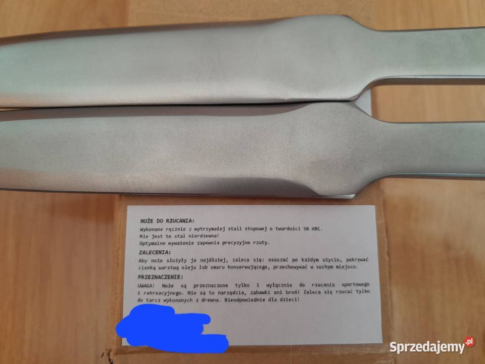 Noże do rzucania sportowego KAL22 Polkowice