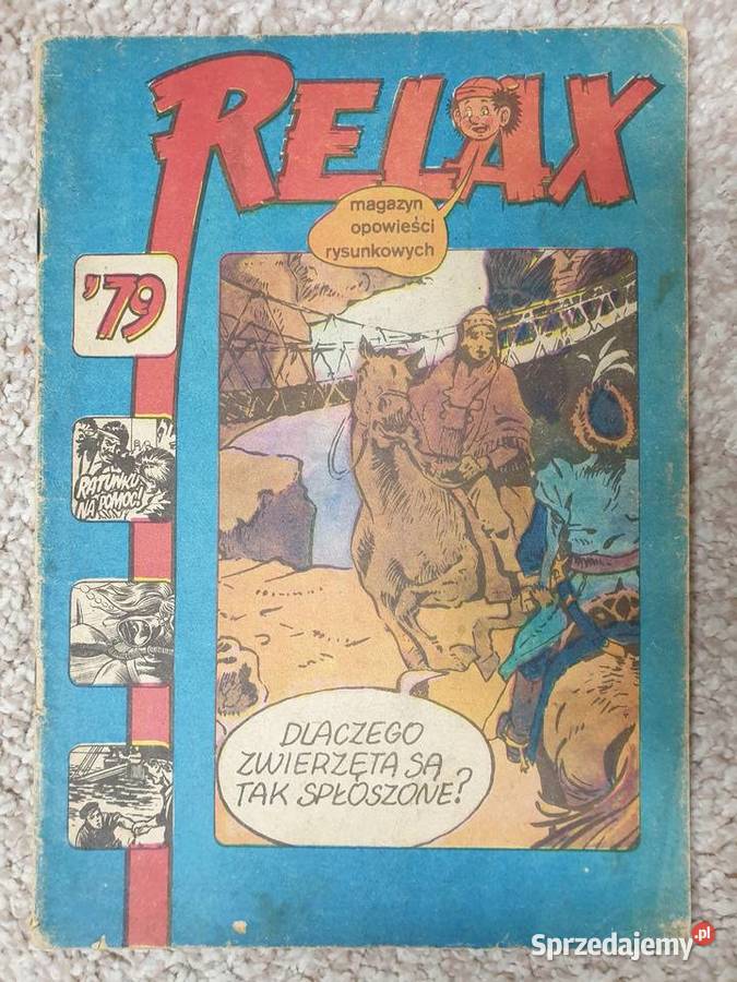 Magazyn Opowieści Rysunkowych Relax zeszyt 24 Polskie Komiksy Gdynia