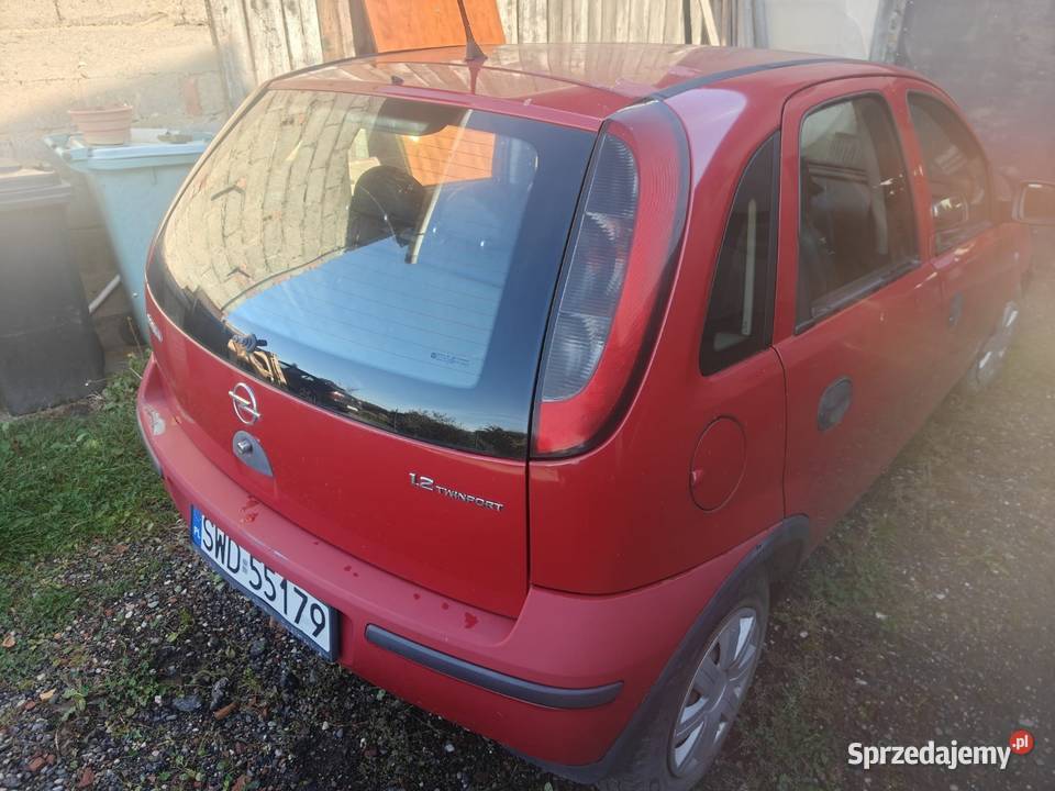 Opel corsa 12 16v czerwony Corsa śląskie Mszana