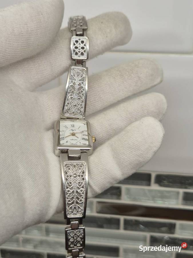 Damski ażurowy zegarek LuchŁuczquartz śląskie Chorzów
