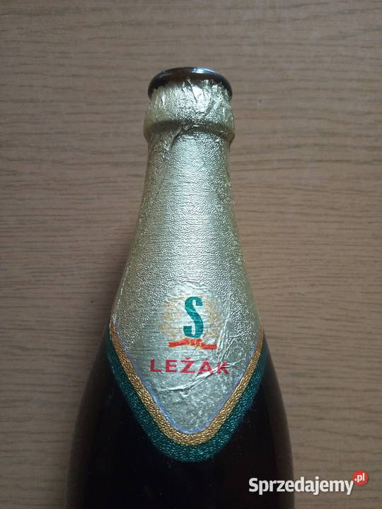 Butelka piwie Staropramen Lezak ok 2005 roku śląskie Dąbrowa Górnicza