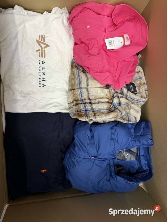 Odzież second hand zara berskha HM tommy boss