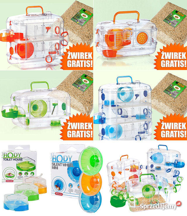 Wspaniały KLATKA CHOMIKA GRYZONIA MYSZY TRANSPOR kujawsko-pomorskie Chełmża