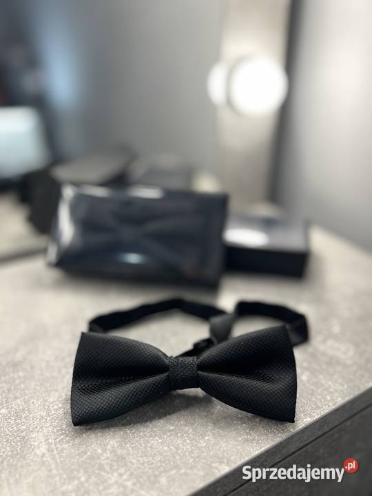 Czarna muszka mucha czarne muszki muchy 3 sztuki Moda i Styl Jasło