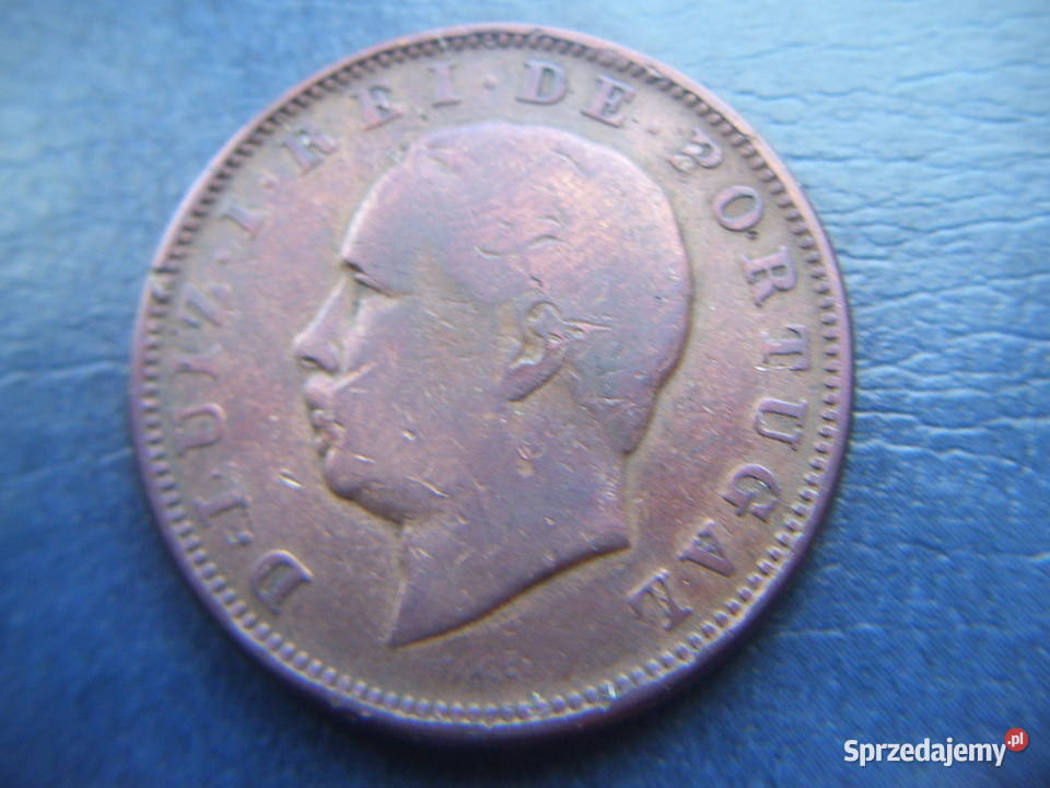 Stare monety 20 real 1882 Portugalia Lesko