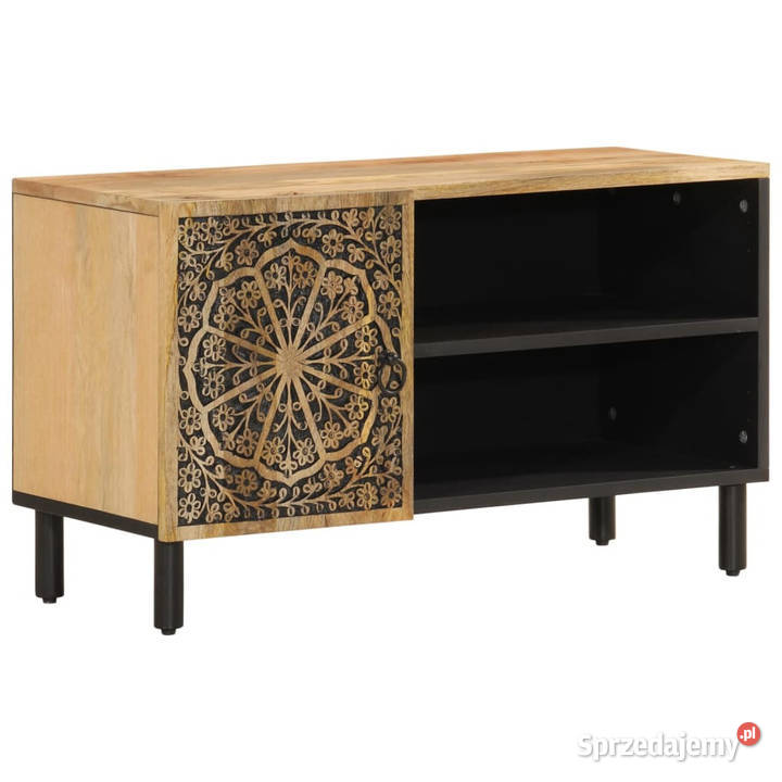Szafka pod telewizor 80x31x46 lite drewno mango mazowieckie Warszawa