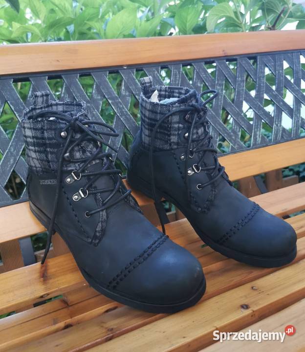 Trapery Bunker 45 Skóra Naturalna Super stan Trekkingowe