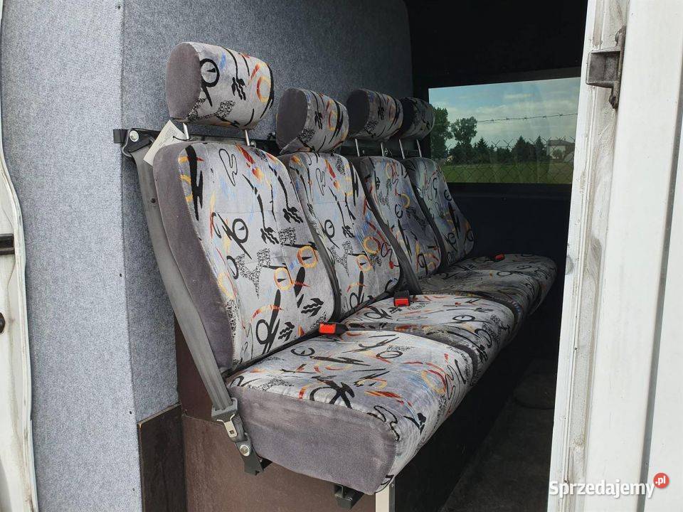 FOTELE DRUGI RZĄD RENAULT MASTER III 2013 Lipno