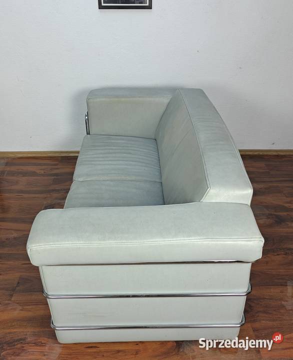 Komplet wypoczynkowy sofa fotel chrom Radom