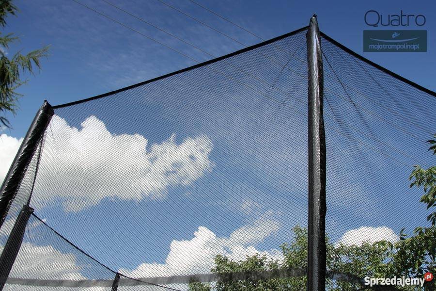 Trampolina JUMPI ogrodowa Quatro 374 Zabawki ogrodowe