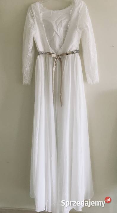 Suknia ślubna Ivory rękawy 36 38 40 42