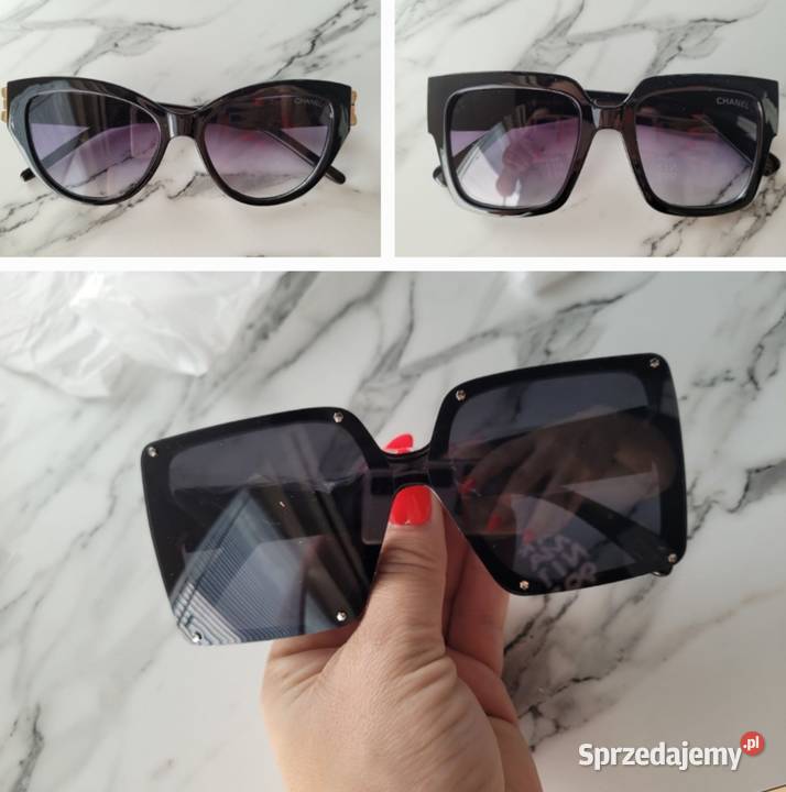 Okulary przeciwsłoneczne aviator pilotki glamour Okulary mazowieckie