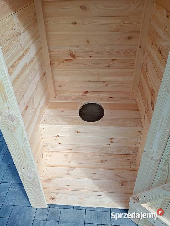Nowy wychodek kibel szalet toaleta drewniana WC Pozostałe