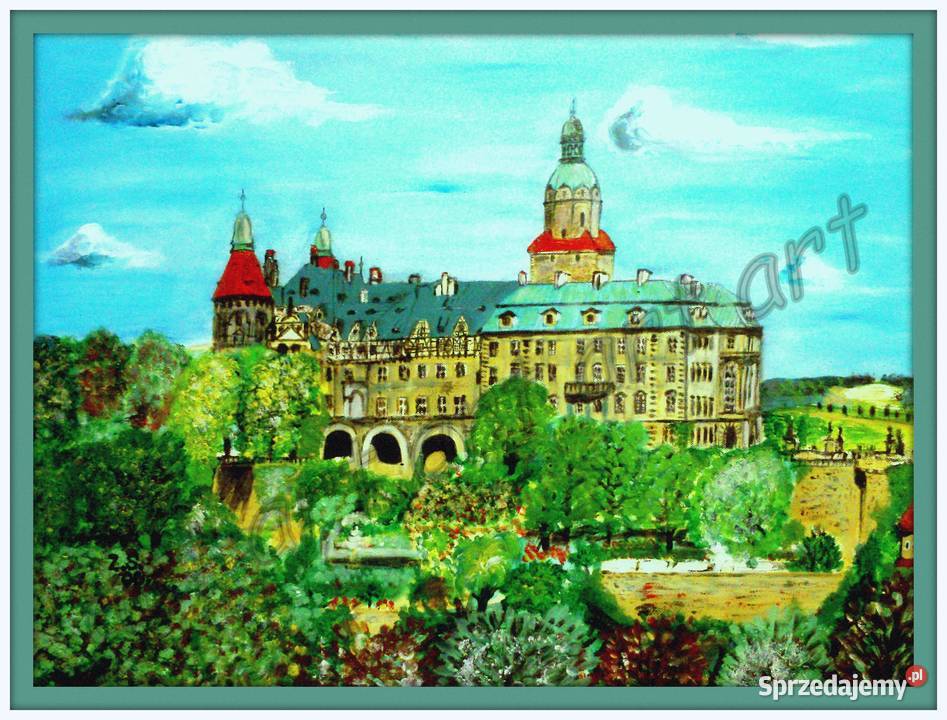 Obraz na plótnie Zamek Książ 60 x 50 Wałbrzych
