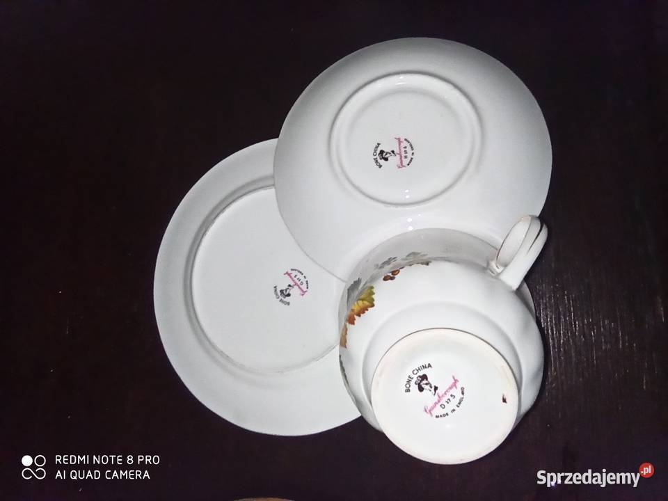 Filiżanka z talerzykiem deserowym Gdańsk
