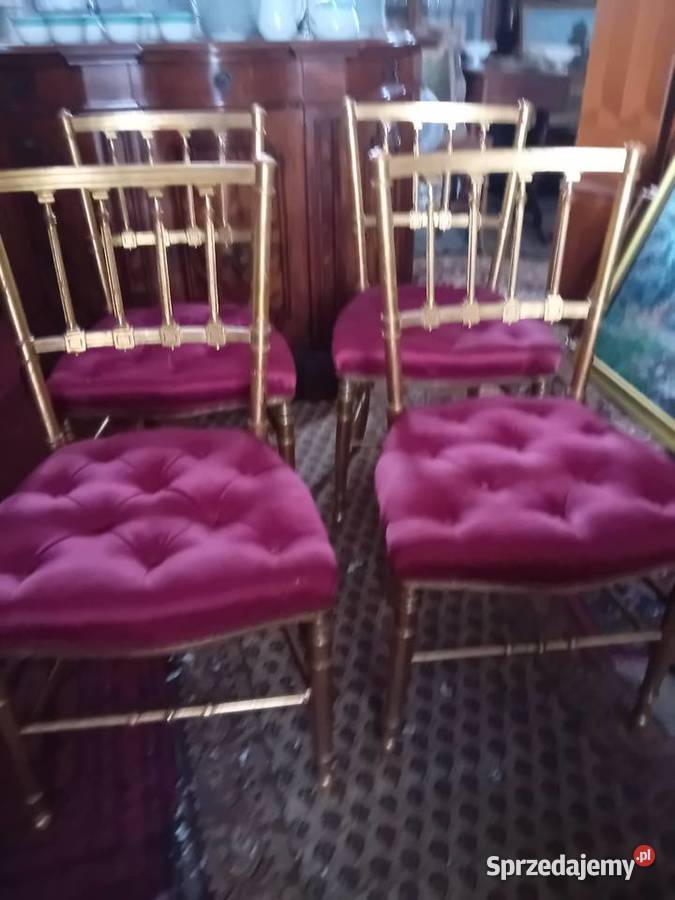 Krzesła ludwikowskie Krzesła