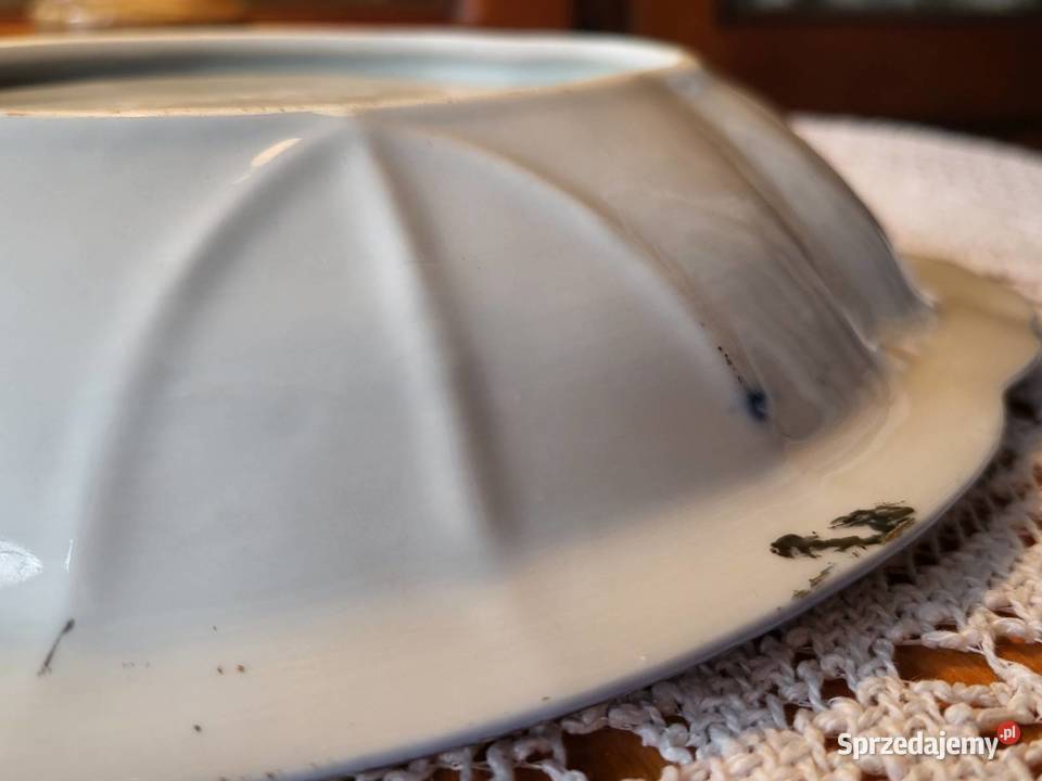 Stara piękna kobaltowa paterka pomorskie Gdańsk sprzedam