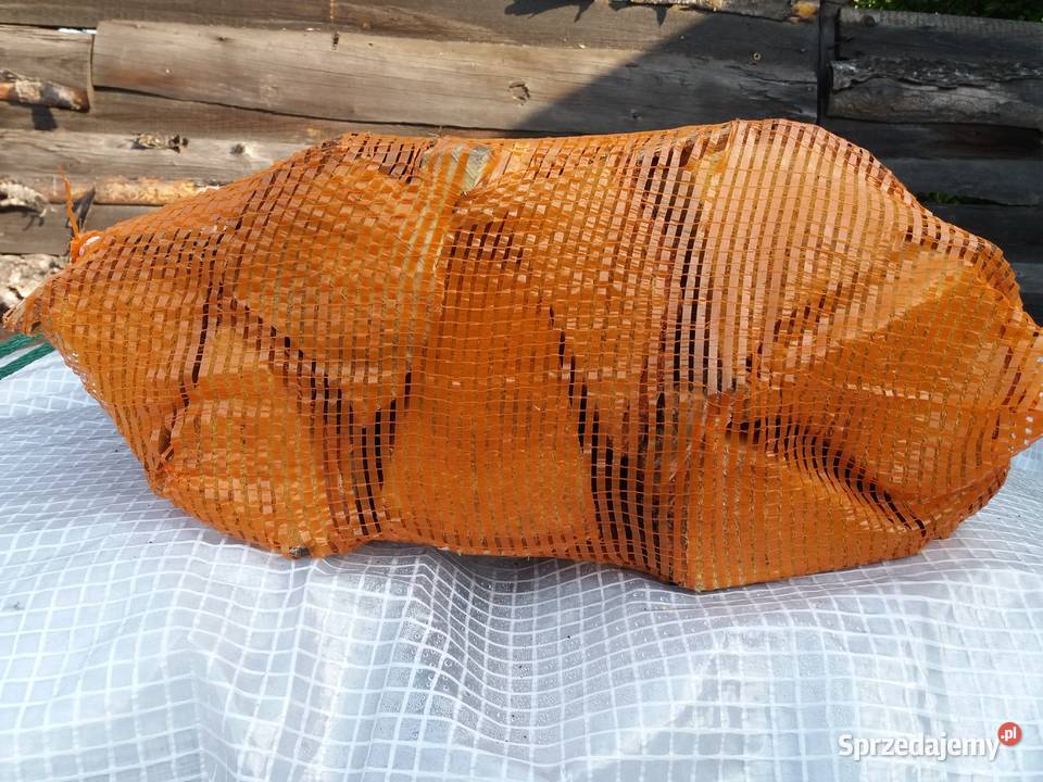 Suche drewno owocowe olcha do wędzenia workowane Bolesław