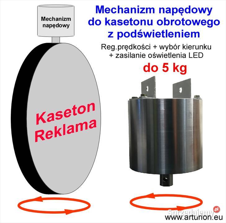 Napęd reklamy kasetonu z podświetleniem do 5 Biznes i Przemysł Warszawa