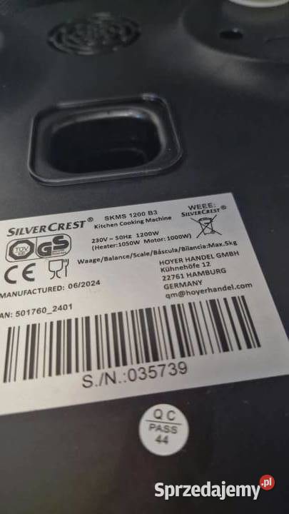 Lidlomix Monsieur Cuisine Smart 2024 SKMS 1200 łódzkie