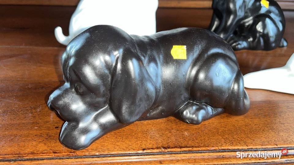 Figurka szczeniaka doga Z lat 60 XX wieku