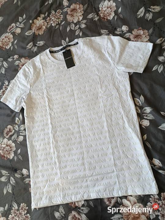 Tshirt męski Emporio Armani sygnatura regular Rozmiar L Białystok