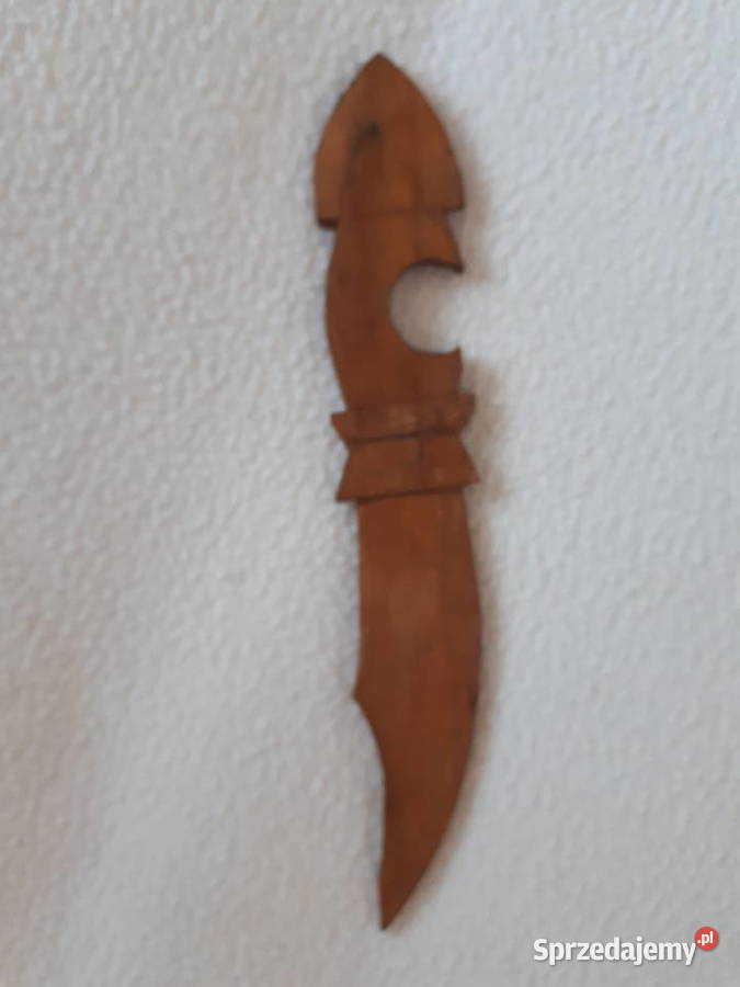 Nożyk do papieru ręcznie rzeźbiony dekoracyjny Antyki, Sztuka, Kolekcje