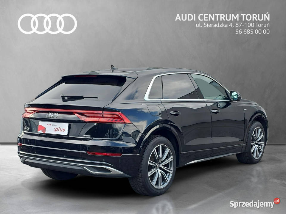 Audi Q8 LEDPneumatykaAlcantaraACCS przyciemniane szyby Toruń