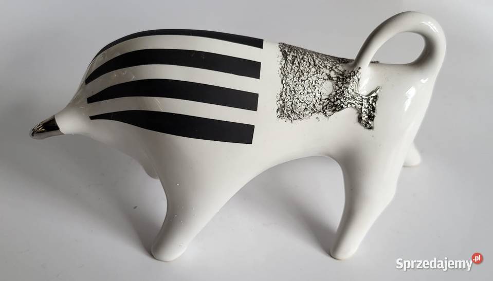 BYK Znak zodiaku Figurka Byczek ceramiczny Sierakowice