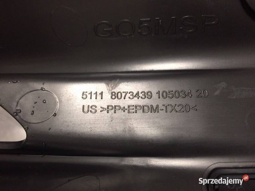 BMW X5 G05 18 ramka kratka zderzaka lewa podkarpackie Rzeszów sprzedam