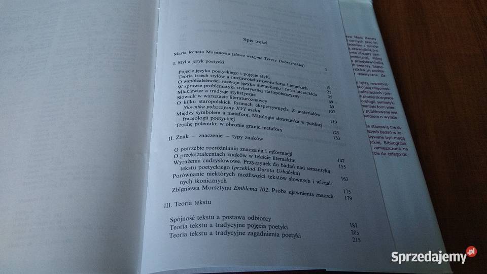 Studia i rozprawy Maria Renata Mayenowa ISBN 8385605215 Gdańsk