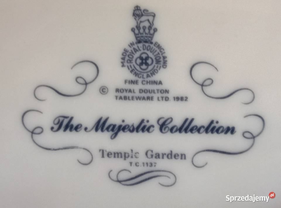 Royal Doulton Patera Porcelanowa Owal Porcelana Radom