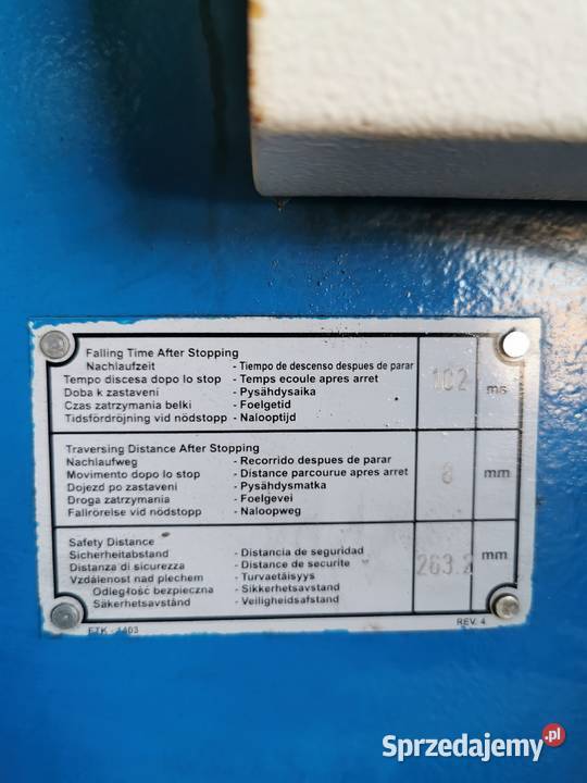 Prasa Krawedziowa MetalKraft GBPS 3050175 Zwoleń