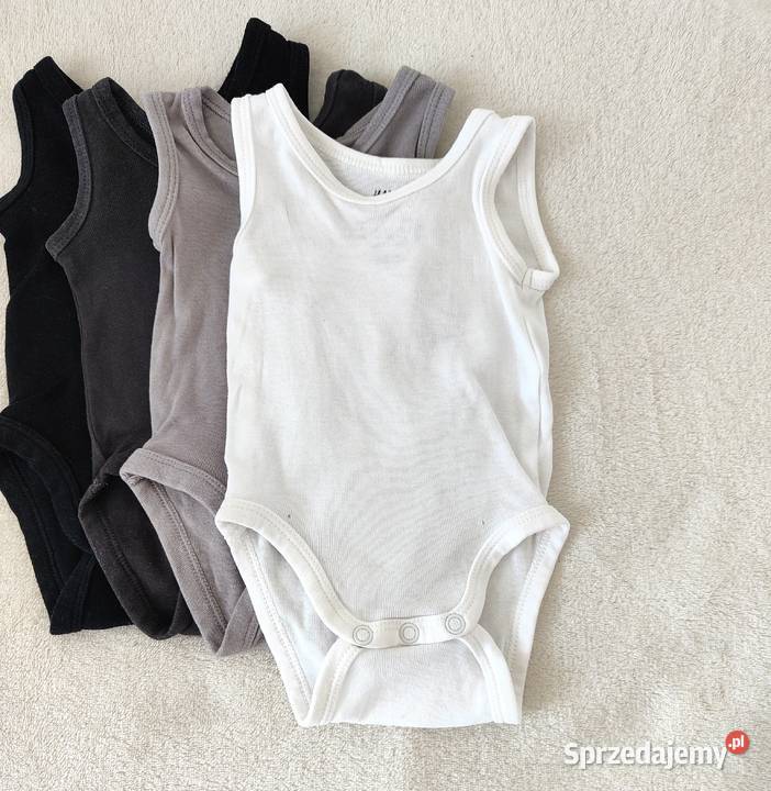 Body HM 50 noworodek newborn bawełna czarne