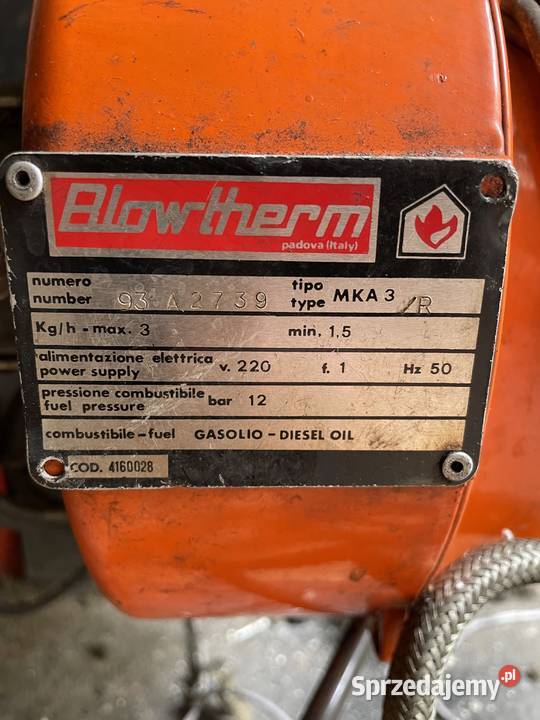 Kocioł olejowy firmy MAWI 30 kW plus 2 zbiorniki Radomsko