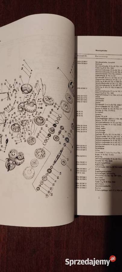 Katalog części pokosówka fortschritt e 301 Stalowa Wola