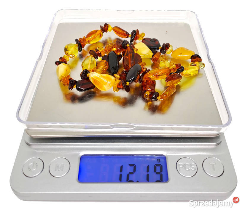 Korale z bursztynu BURSZTYN bałtycki fasolki Warszawa
