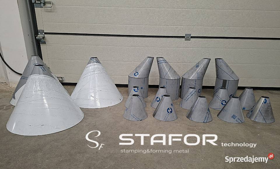 stożek niesymetryczny stożek ekscentryczny