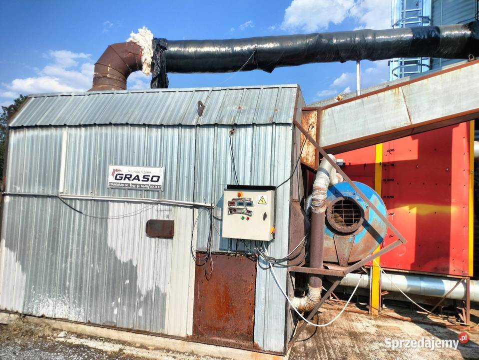 Piec na słomę Graso 500kw Pozostałe Partynia