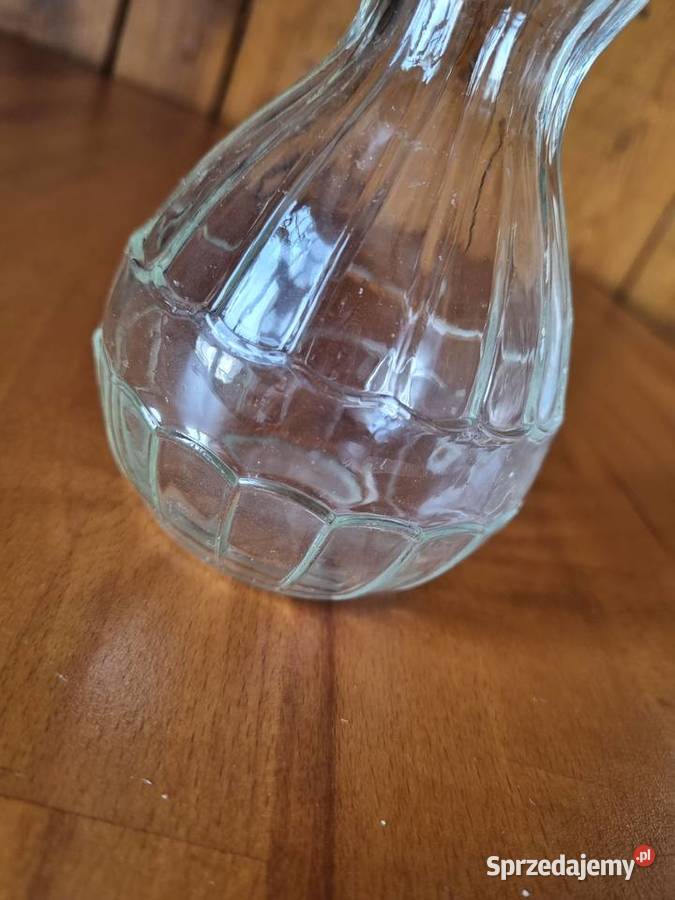 Szklany wazonik PRL Antyki, Sztuka, Kolekcje Warszawa sprzedam