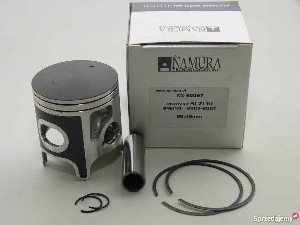 TŁOK komplet tłokowy NAMURA 6634 nominał RM 250 Zabrze