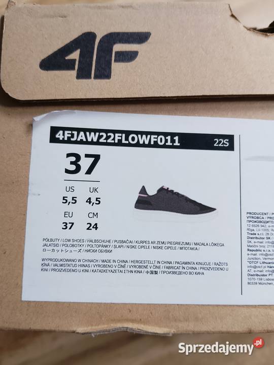 Półbuty dziewczęce junior 4F r37 śląskie Gliwice