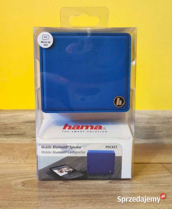 Głośnik przenośny Hama Pocket w kolorze niebieskim