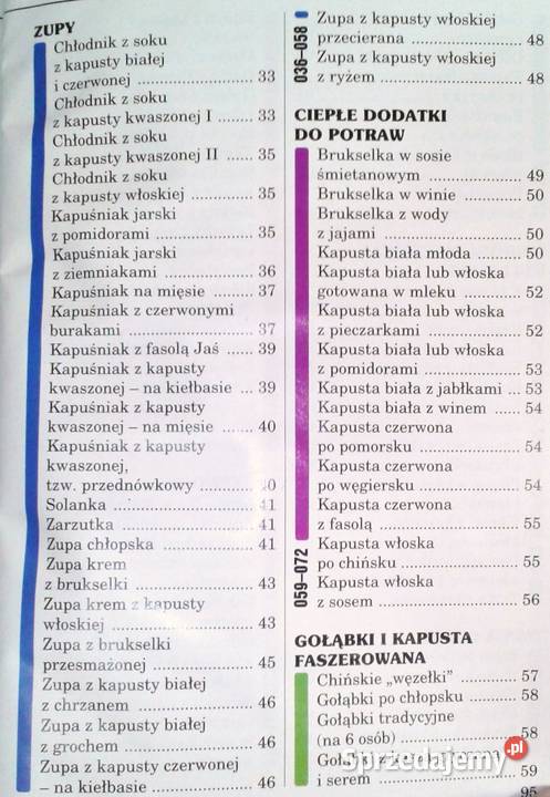 Polubić kapustę 091998 Alina Stradecka Chełm sprzedam