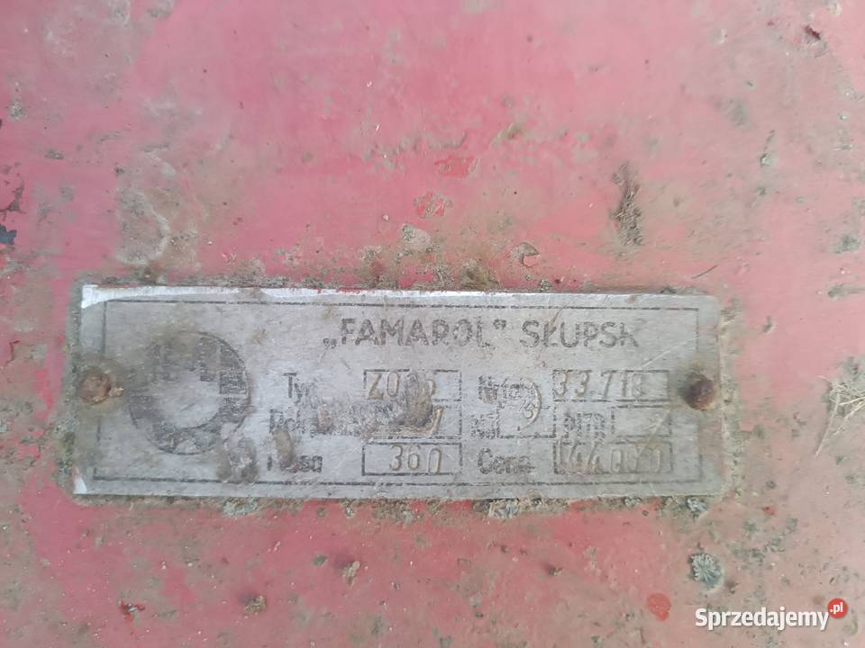 Kosiarka rotacyjna Famarol Słupsk opolskie Nowy Browiniec