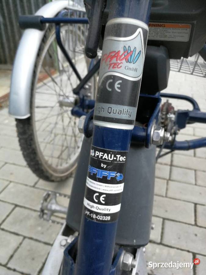 Rower trzykołowy z napędem elektrycznym Łysa Góra