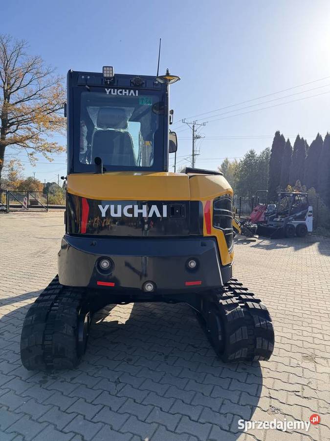 Nowa minikoparka YUCHAI U60 NEX GROUP Pozostałe Hipolitów