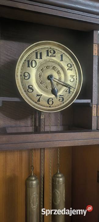 Piękny zegar stojący kwadransowy KIENZLE z Kwaczała