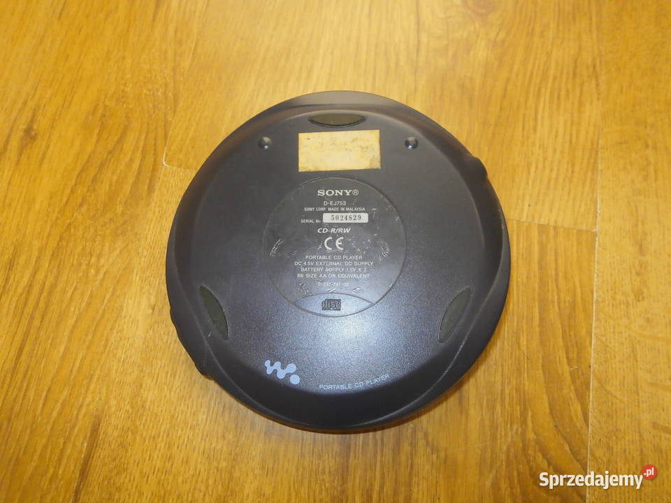 Walkman SONY DEJ753 sprawny Odtwarzacze CD i MD Łódź sprzedam