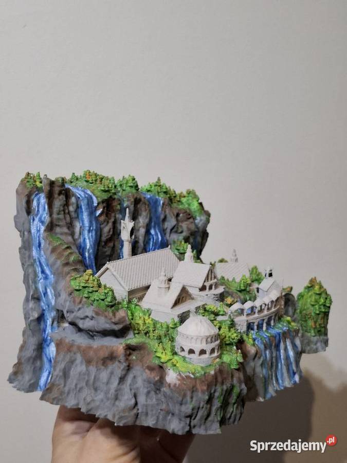 Model fantasy Rivendell Imladris makieta 3D Kraków